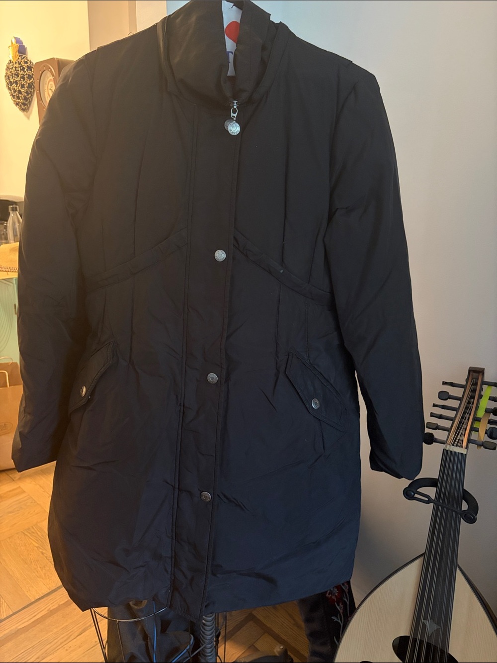 Betsey Johnson Black Women's Puffer